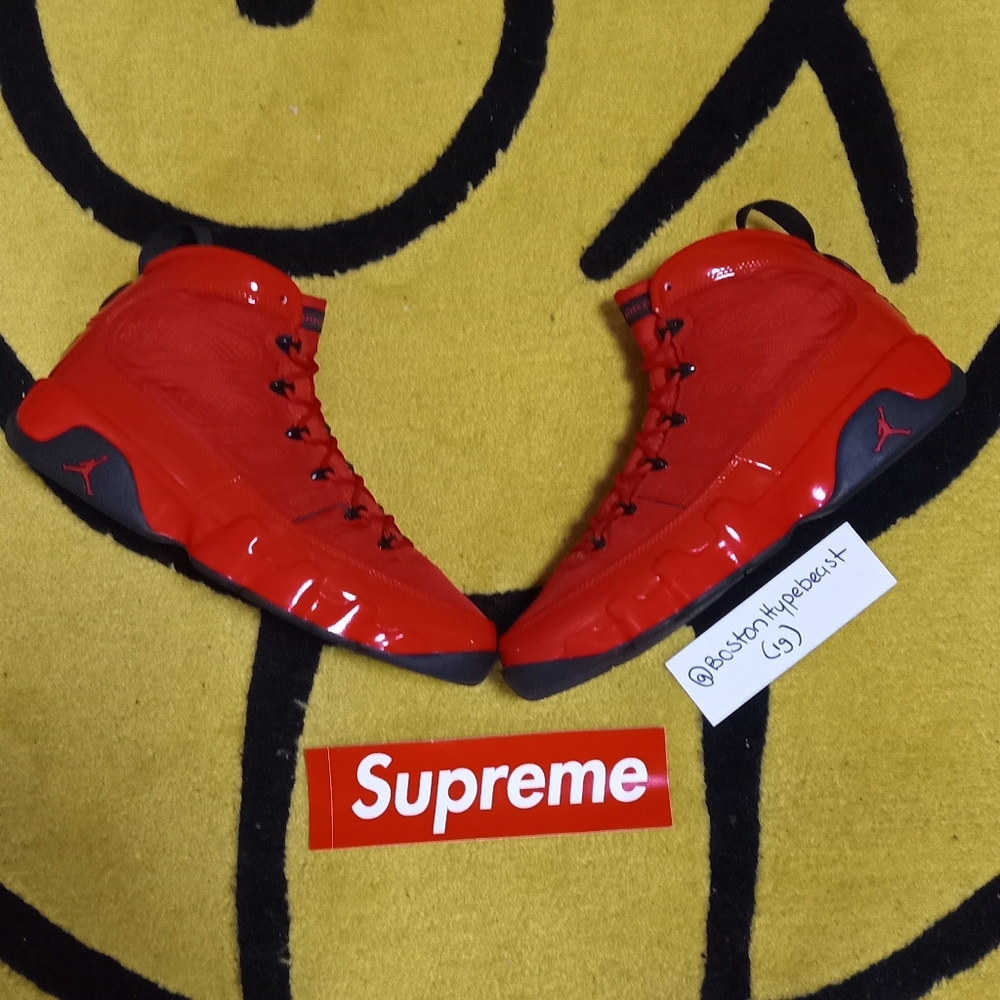 Jordan 9 Retro "Chile Red" (Follow me Link in bio)